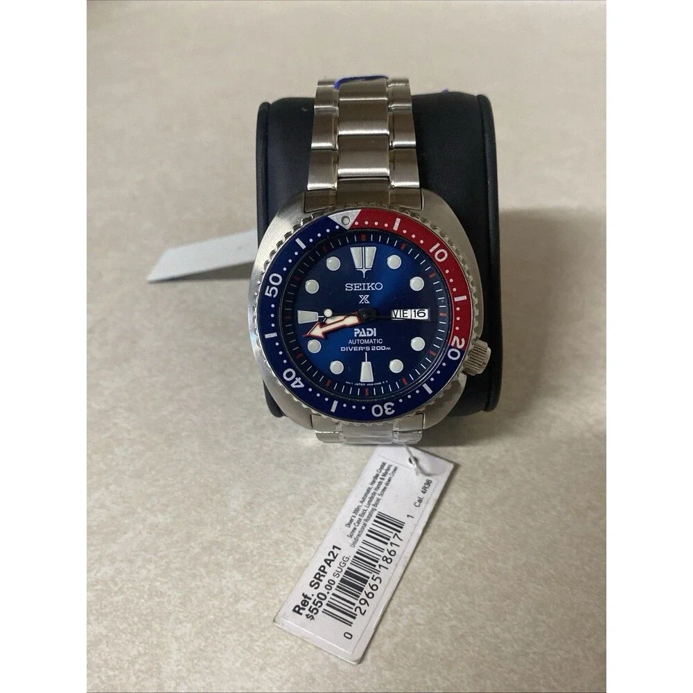 Rare Seiko Prospex SRPA21 Special Edition PADI Turtle Pepsi New